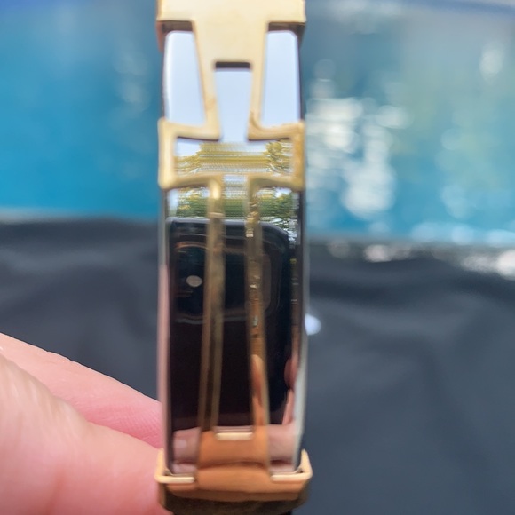 New Stainless Steel Rubber Two Tone Bracelet - Picture 2 of 5